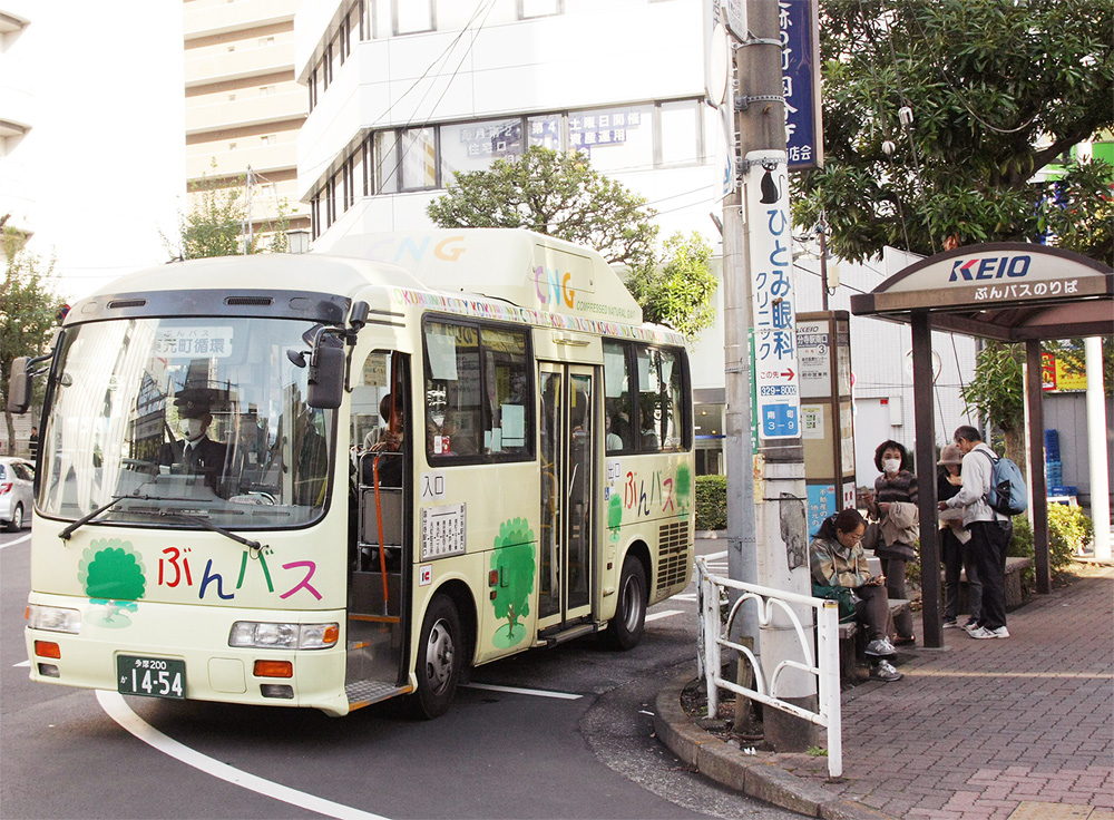 ぶんバス　東元町循環ルートバス停の写真